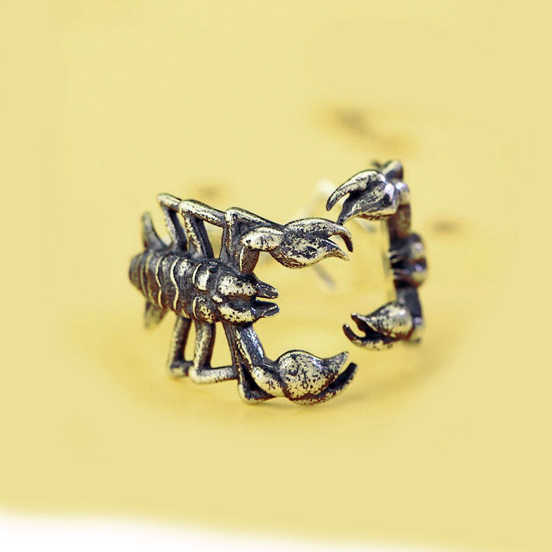 Anillos de escorpión de aleación al por mayor para hombres